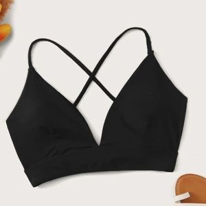 NWOT - SHEIN Black Bikini Top